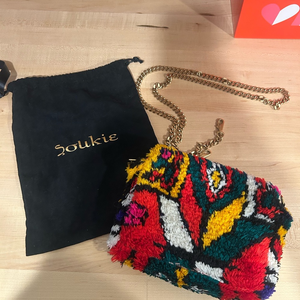One-of-a-Kind Soukie Modern Moroccan crossbody or clutch bag